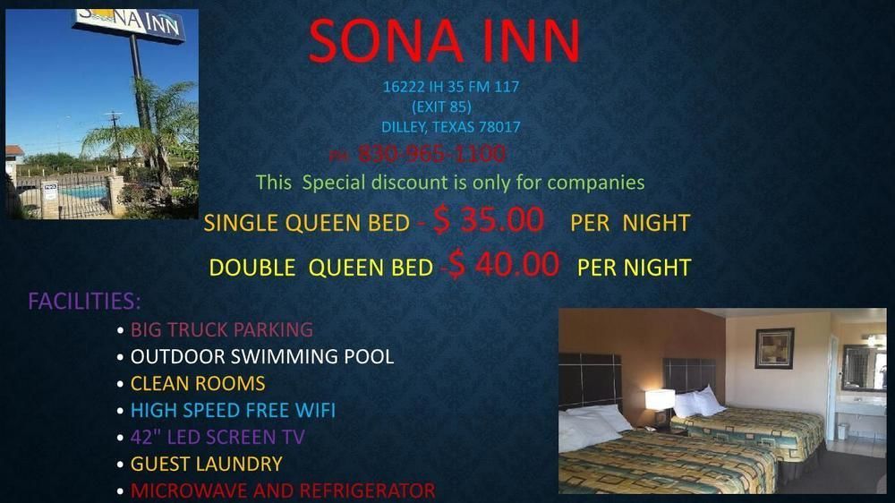Sona Inn Dilley Kültér fotó